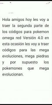 Cheats para pokemon omega red version 4.0 y 4.2 (codigos en la descripcion)