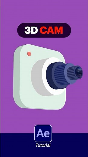 Vector 3D Cam Animation #tutorial #after effects