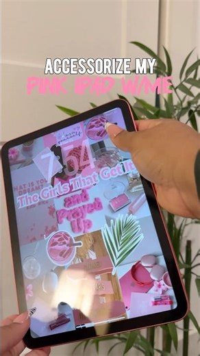 iPad accessories 🎀✨ pink edition #youtubeshorts #ipad #dailyvlog