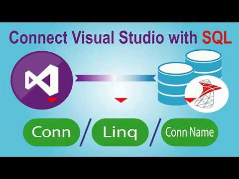 How to Connect SQL Server Database with Visual Studio in c#. conn | Linq | name