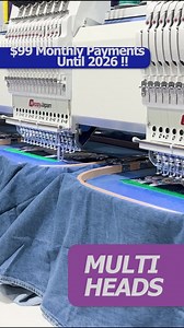 Texmac Happy Embroidery Machines on Reels