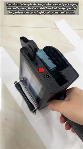 Portable Printing Solution For Professional Logos On Plastic Bags