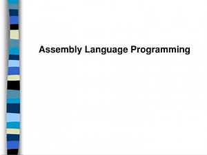 Assembly Language Programming - SlideServe