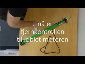 Montering av markisemotor