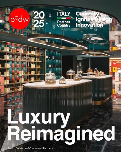 💎 Luxury Reimagined — Where Curiosity, Craft, and Technology Meet Luxury is being redefined through the lens of curiosity — where creativity, craftsmanship, culture, and technology converge to create powerful, human experiences. At Business of Design Week (BODW) 2025, we’ll explore Luxury Reimagined — uncovering how brands, retail, and hospitality are evolving through design innovation, digital storytelling, and new cultural perspectives. From immersive experiences to intelligent materials and 