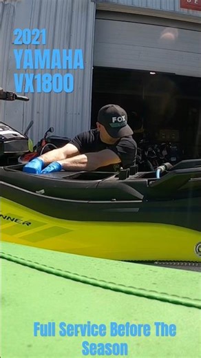 2021 Yamaha VX1800 Getting full service. #waverunner #yamaha #jetski #summer