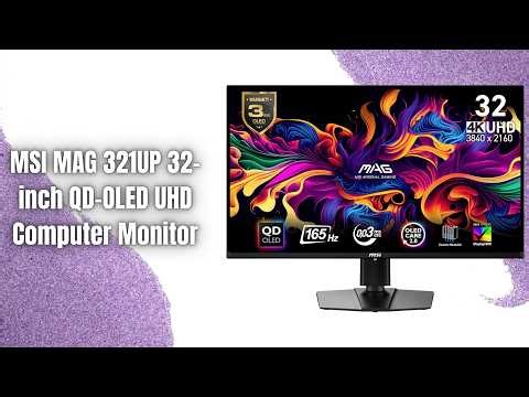 MSI MAG 321UP QD-OLED Review | 4K 165Hz OLED Gaming Beast!