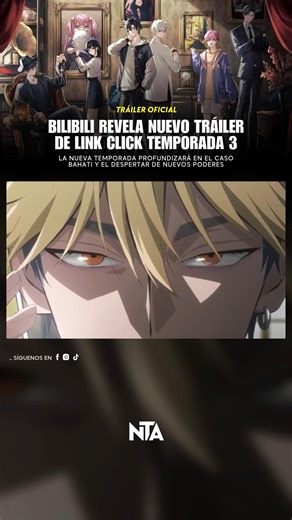 🚨✨ ¡NUEVO TRÁILER DE LINK CLICK TEMPORADA 3 DESATA EL HYPE GLOBAL! ✨🚨 Durante la Bilibili National Creation Animation Press Conference, se presentó oficialmente el nuevo tráiler de Link Click Season 3, dejando a los fans al borde del asiento 😱🔥. El avance muestra momentos clave como: 🎥 El regreso de Vein, uno de los personajes más enigmáticos de la saga. ⚡ El despertar de los nuevos poderes de Qiao Ling, que promete cambiar el rumbo de la historia. 🔥 Cheng Xiaoshi y Lu Guang avanzando en l