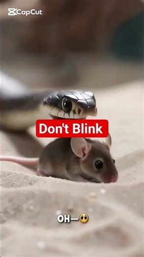 Don't Blink, Snake vs Mouse#relatable #wildlife #viralshorts