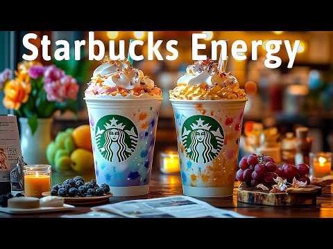Morning Jazz ☕ Positive Energy Starbucks Coffee Jazz Music & Upbeat Bossa Nova Piano for Happy Moods