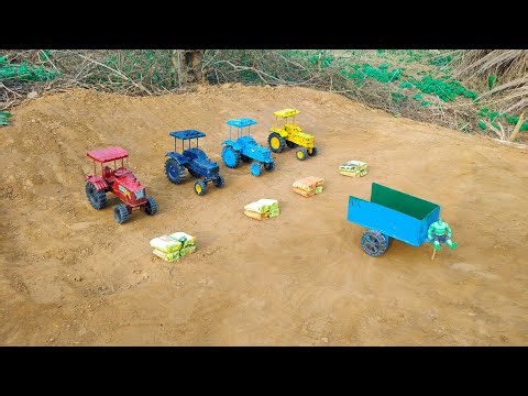 Hulk Bhai Lal Tractor 🚜 | Badi Trolley Mein Cement Ke Katte Load