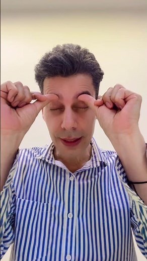 How to Refresh Tired Eyes Naturally: 5-Minute Habit to Smooth Skin| How to Relax Eye and Frown Line