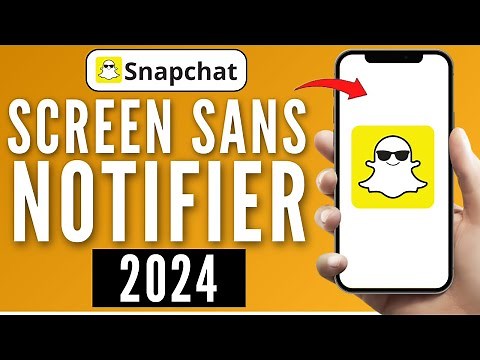 Comment Screen Sur Snapchat Sans Se Faire Voir 2024 | TUTO