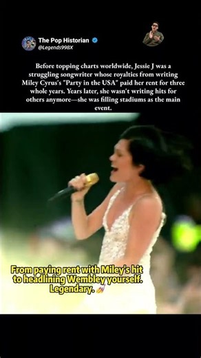 Writing Miley Cyrus's hit paid her rent. Then she became the superstar. #Shorts #JessieJ #Domino
