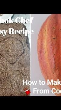 How to Make Chocolate From Cocoa Beans (Pods) Making Chocolate at Home Easy Recipe