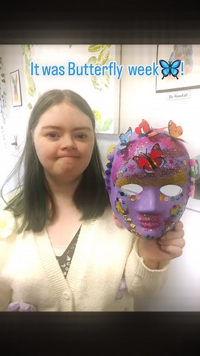 We had some much fun looking for butterflies and berry picking! We made butterfly mask and pictures what a blast and the weather was divine #genesisorwellmencap #daycare #support #gardentime #artsandcrafts | Genesis Orwell Mencap