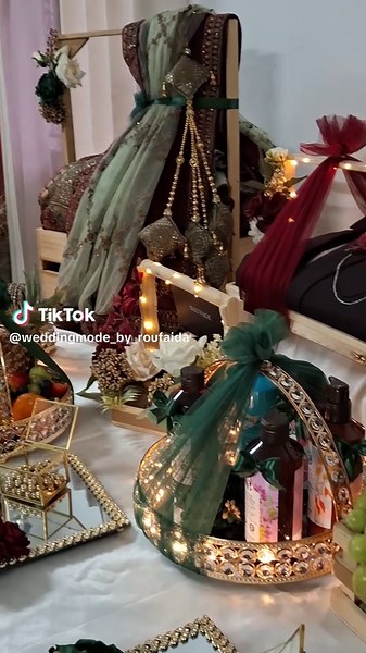 Engagement Trays for Bride and Groom