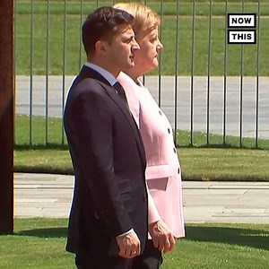 In a frightening moment, Germany's Angela Merkel began visibly shaking during a ceremony in Berlin. She later said she felt fine after drinking a glass of water. | NowThis Impact