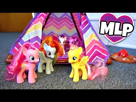 My Little Pony Camping Camper Van with New Tent! | Mommy Etc