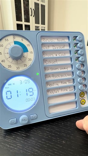 This 3-in-1 visual schedule and timer has been such an important tool in our house for our son