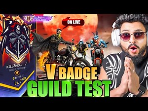 🔴2026 NEW YEAR BIGGEST V BADGE GUILD TEST ON LIVE 🔥 FREE FIRE MAX #shorts #freefire #trending