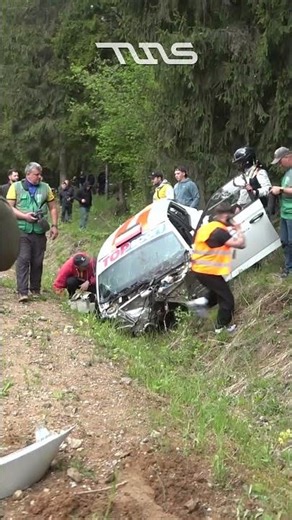HUGE CRASH!!! 😱😱😱 Terlecki / Marczewski JUMP @ Rally Aukštaitija 2026 #rally #crash #tomyjusvideos