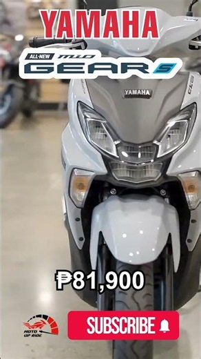 The P81,900 Yamaha Mio Gear S in detail #yamaha #miogear #bike
