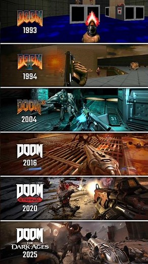 Evolution of DOOM 1993-2025 | Doom 1 - Doom The Dark Ages