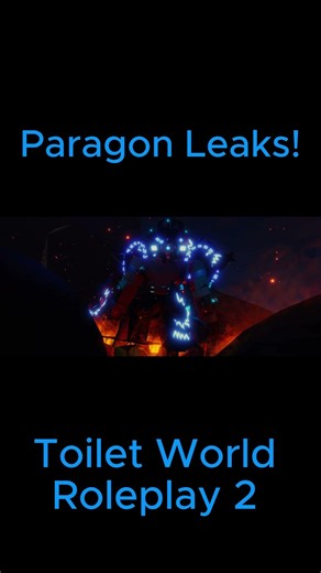 Toilet World Roleplay 2 Paragon Leak!! #roblox #skibiditoilet #gaming #games