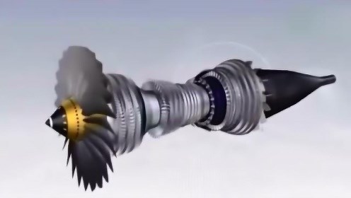 3D动画演示航空发动机的工作原理，直观易懂！