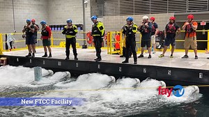 A few team members from our Fayetteville Fire Department recently participated in swift water rescue training at the new state-of-the-art Swift Water Rescue Training Facility at Fayetteville Technical Community College. These specially trained heroes navigate fast-flowing rivers & streams to save lives. From risk assessment to advanced techniques, they're equipped to handle the toughest water rescues. 🚒🛟🌊 #FayettevilleNC #swiftwaterrescue #firefighter | City of Fayetteville, NC Government