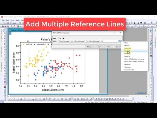 Insert Multiple Reference Lines