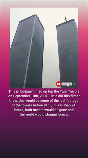 The Last Sunset: Twin Towers on September 10, 2001 🕊️