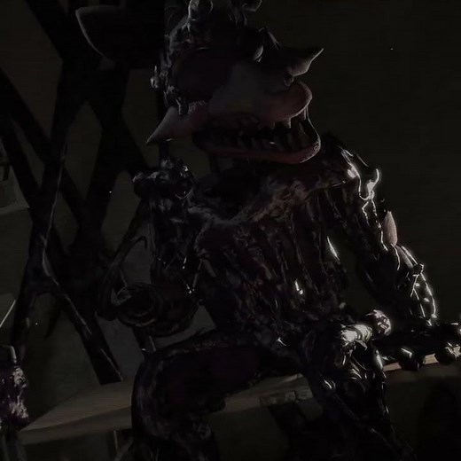 Toxic Withered Foxy Animatronic Movement Test