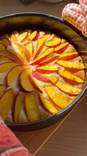 Vegan Nectarine Cake