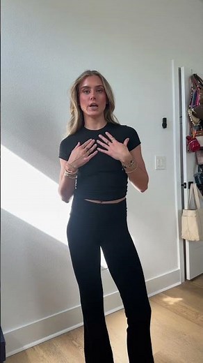 Foldover wait flare leggings are HERE for fall this season they are really fun to style honestly and