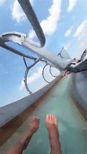 Wooow #omg #waterslide #viral #waterpark #gopro