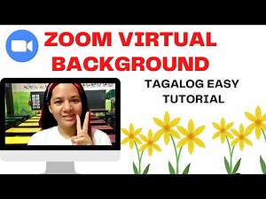 Zoom Virtual Background (Tagalog Easy Tutorial)