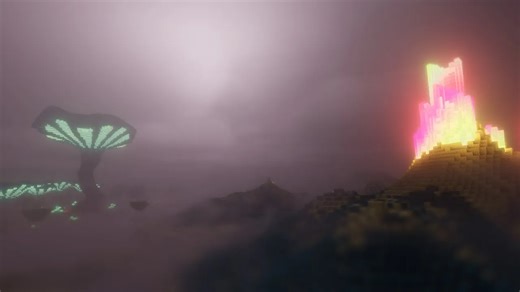 这款新Minecraft模组将末地改造成惊人世界 - AsianHalfSquat