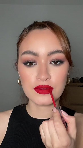 Rihanna's Iconic Red Lip Look with Fenty Beauty