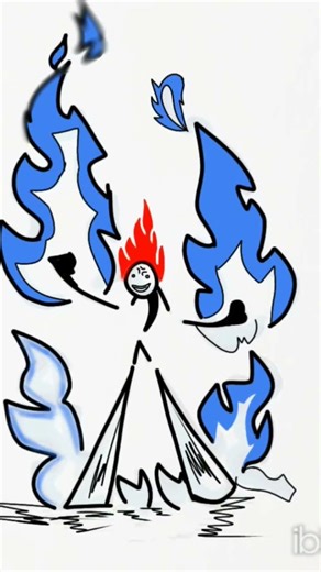 How to draw a character with fire powers?? ##fire #drawing#art #viralvideo