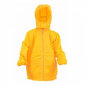 [Hot Item] New Style Kids Waterproof Hooded Zip-up Rain Coat Kids Rain Jacket