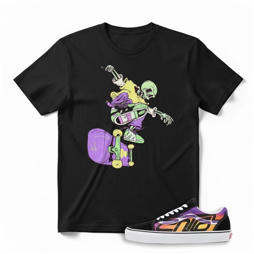 Alien Skateboard Graphic Tee, Urban Skater Fashion Shirt - Etsy