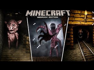 10 New Minecraft Scariest Horror Mods For BEDROCK EDITION | Minecraft Horror Mods For MCPE