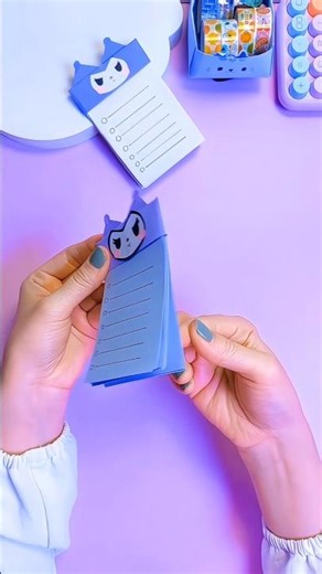 How to Make Mini Notebook of Paper | Easy DIY Cute Sanrio Notebook #shorts #paperart #diycraft