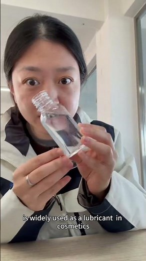 Polydimethylsiloxane (PDMS) is a clear, colorless, and viscous silicone oil.