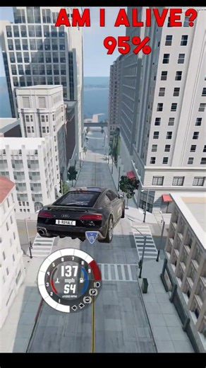 crazy audi r8 driver #cars #shortsfeed #beamngdrive #cargames