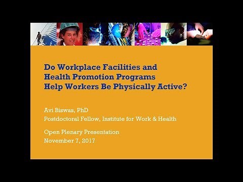 Workplace Health Promotion Programs and Physical Activity (Nov 7, 2017)