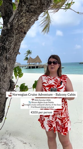🚢 6-Night Norwegian Adventure Cruise ❄️ 📅 10th October Departure 💶 From €1155pp (Based on 2 sharing) Set sail from Southampton on an unforgettable cruise aboard Liberty of the Seas and explore the beauty of Norway 🇳🇴 🌍 Itinerary: Southampton → Cruising → Stavanger → Oslo (overnight) → Cruising → Southampton ✅ Included: ✈️ Flights 🧳 Baggage 🚐 Transfers 🍽 Full Board Cruise 💰 Gratuities Staying in an interior stateroom Experience stunning fjords, vibrant cities, and total relaxation at se