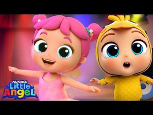 Shake Shake Your Body – Rainbow Moves & Fun 🌈💃 | Little Angel Nursery Rhymes
